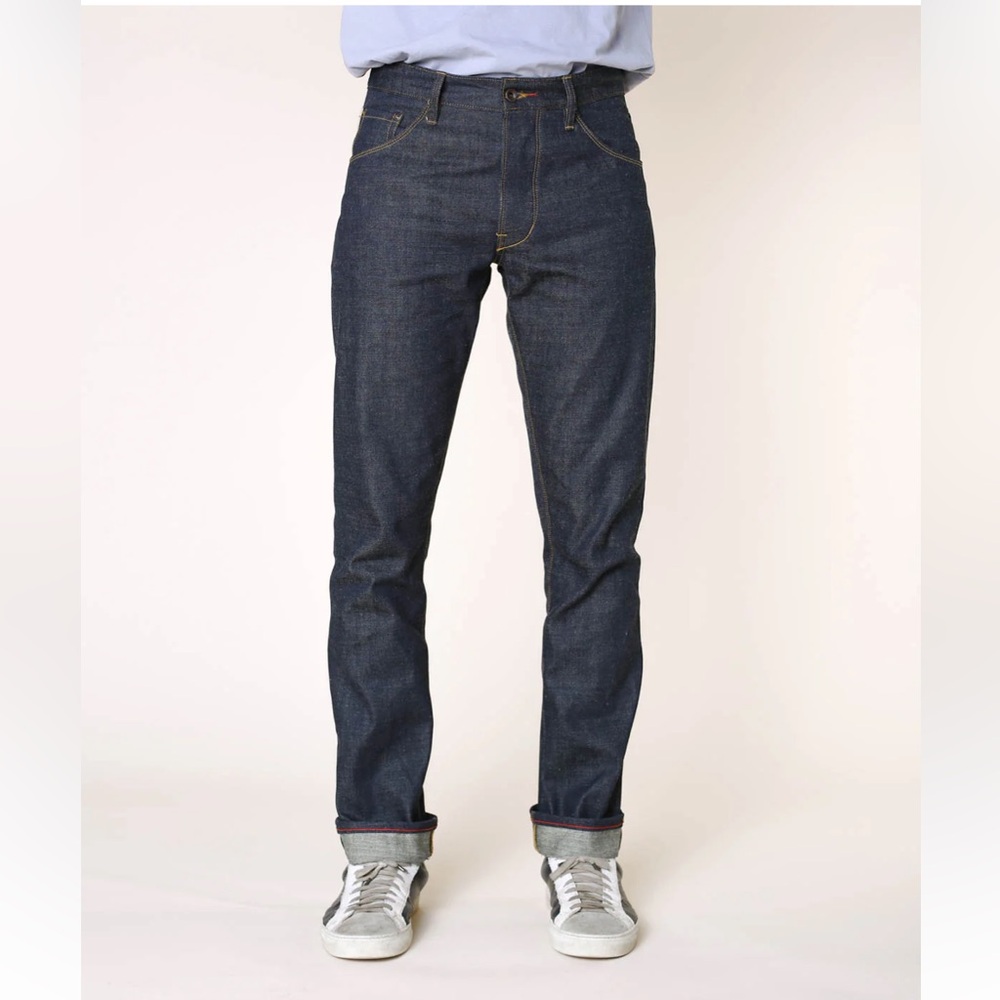 Raleigh Denim Jones Men’s Raw Selvedge Jeans Nihon Size 32 - Picture 10 of 11